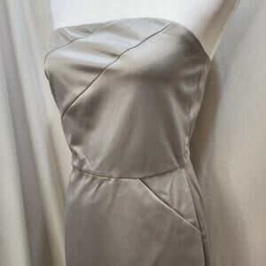 The Limited Gray Strapless Gray Fitted Body Con Pockets Cocktail Dress, 6